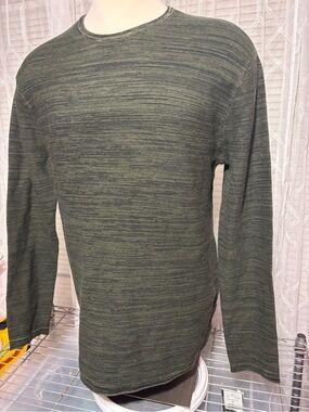 NWT PX Clothing Devin textured long sleeve knit shirt 25 p2p 32L